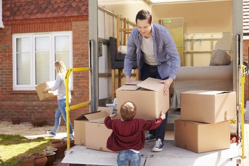 A same day removals team loading furniture for a fast move in Wandsworth