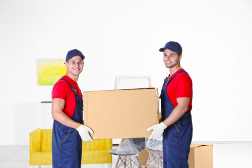 Local man with van loading furniture in Wandsworth