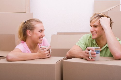 Packing boxes and moving supplies for a home move in Wandsworth