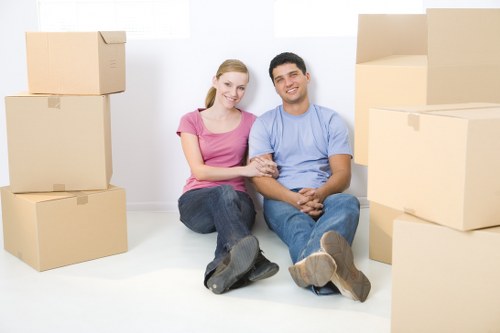 Furniture collection and delivery by removal van
