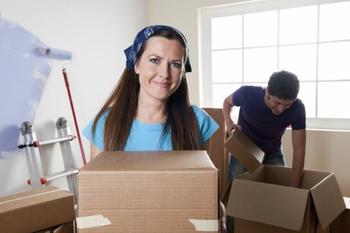 Preparing boxes and furniture for a man and van booking in Wandsworth