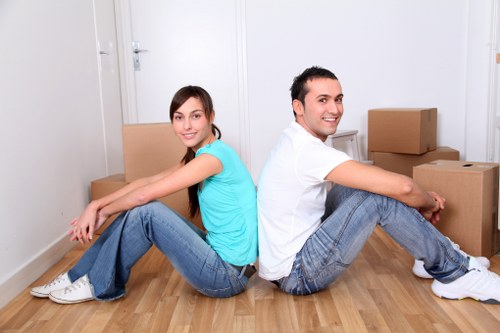 Customer confirming a removal van booking