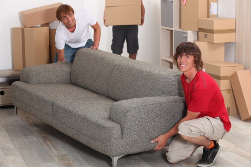 Packing and moving office furniture and equipment
