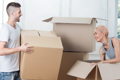 Driver and helper supporting a flat move in Wandsworth