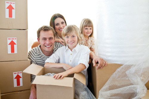 Piano removal van prepared for a local move in south-west London