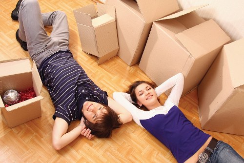 Careful handling of bulky furniture during a local move